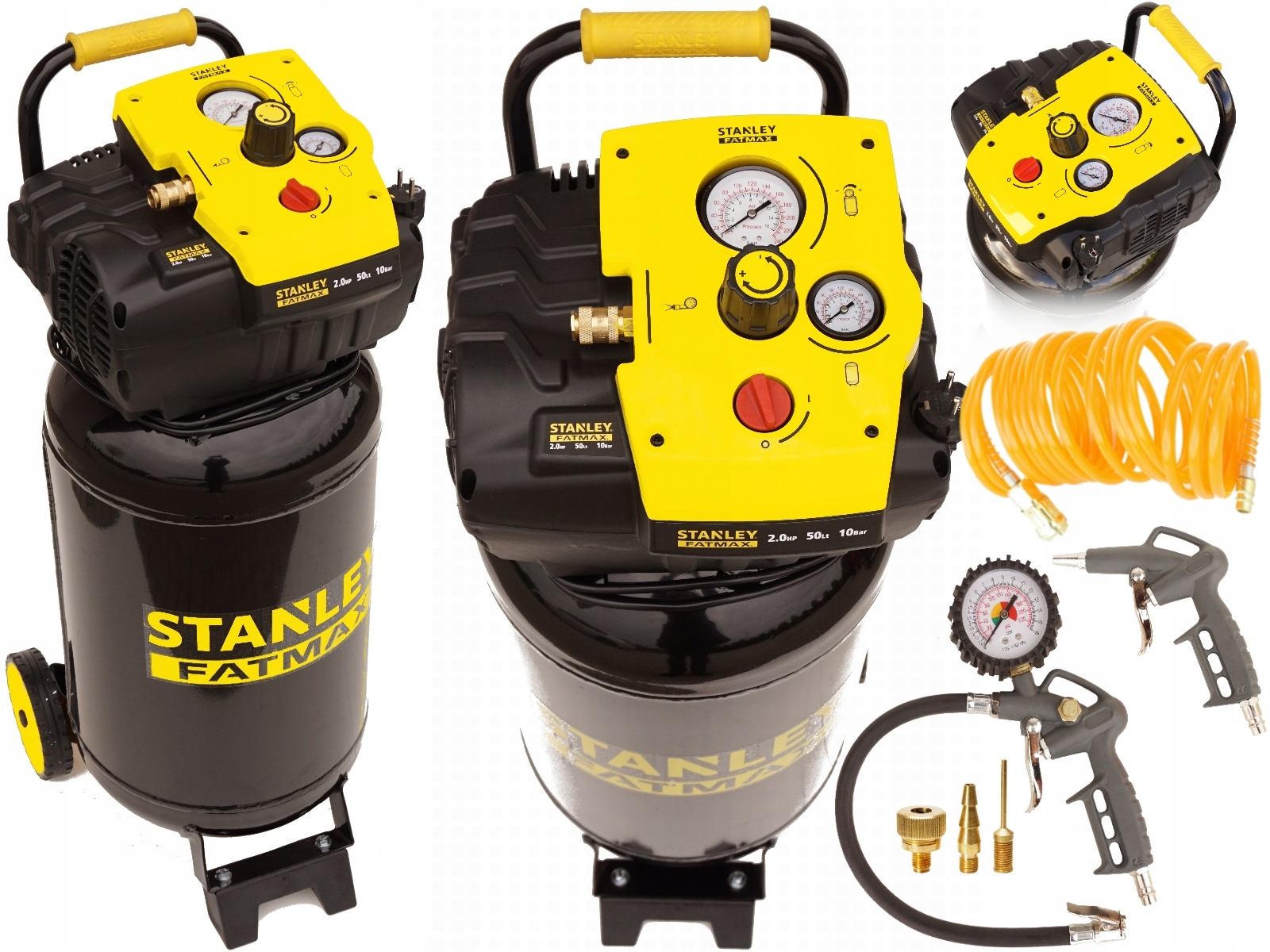 Bezolejový kompresor Stanley Fatmax 50 l 10 bar
